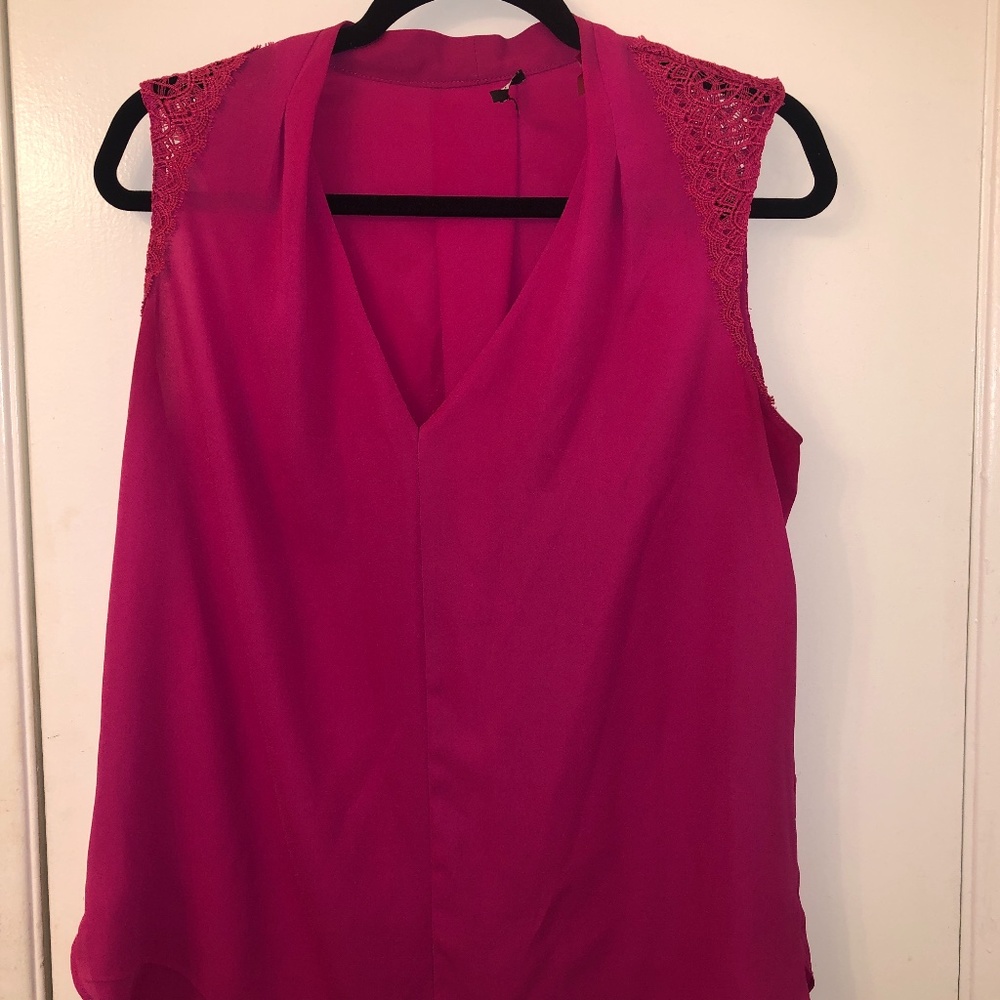 Pink Tahari blouse